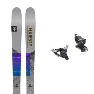 Pacchetto sci MAJESTY SUPERWOLF + attacchi : Colore - Blu, Dimensioni dello sci - 184
