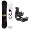 Pack snowboard Gnu FACTS + fix : Taille des skis - 159W