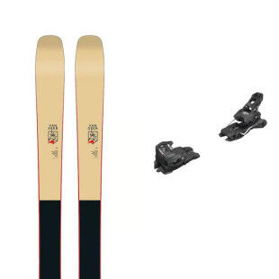 Skiset Van Deer FREERIDE 108 + Bindung : Farbe - SAND/BLACK, Größe der Skier - 172