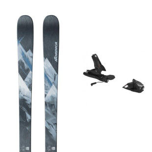 Paquete de esquís Nordica ENFORCER 89 + fijaciones : Color - GRIS/BLEU/NOIR, Talla de esquí - 185