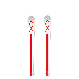 XO V3 L WHITE RED Ski Set + Bindings