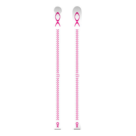 Skiset XO V7 WHITE PINK DOTS + Bindung