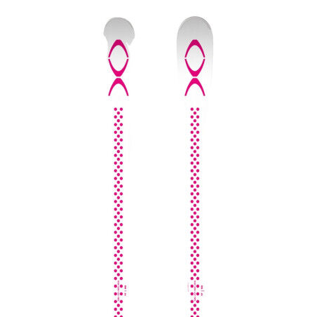 XO V7 WHITE PINK DOTS Skis