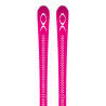 XO V7 PINK WHITE DOTS Ski Set + Bindings