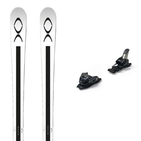 Set di sci XO V3 L WHITE BLACK + attacchi : Colore - L WHITE BLACK, Dimensioni dello sci - 166