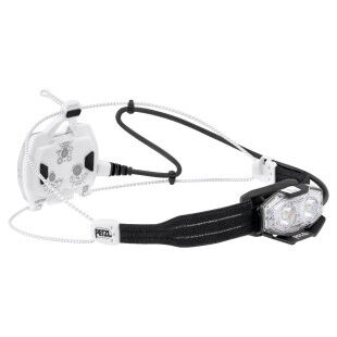 Petzl NAO LT BLACK/WHITE Lightweight, Rechargeable Headlamp