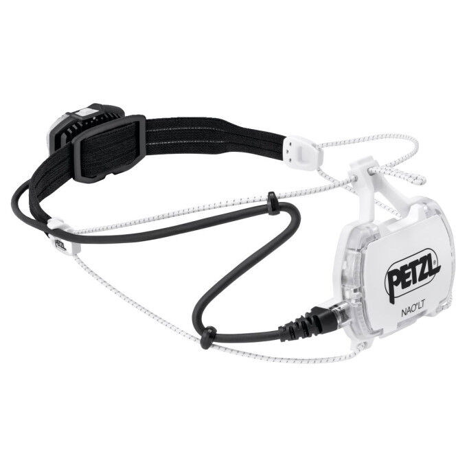 Lampe frontale légère et rechargeable Petzl NAO LT BLACK/WHITE