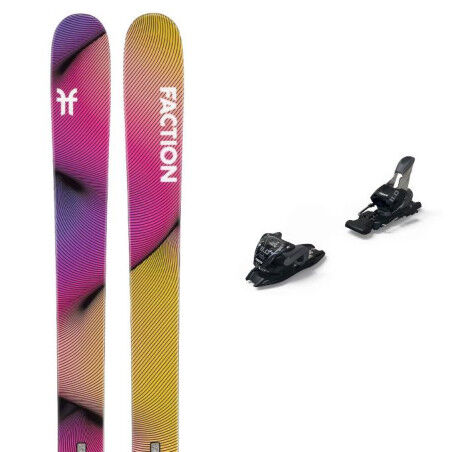 Pack de skis Faction STUDIO 2 + fix : Couleur - Purple, Taille des skis - 178