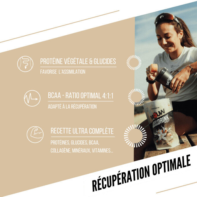 Bevanda di Recupero Baouw Vaniglia Mandorla | Speck-Sports