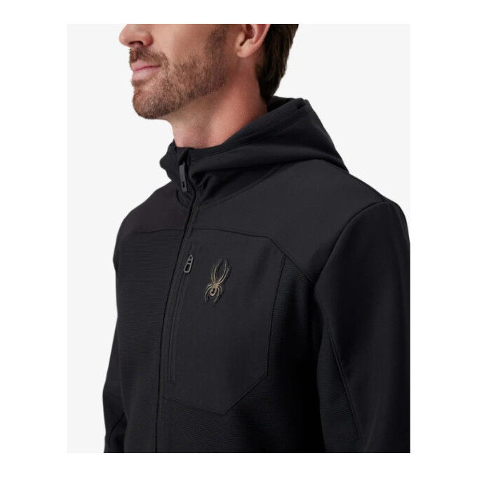 Spyder Web Shellfleece Hooded Jacket Herren Fleecejacke