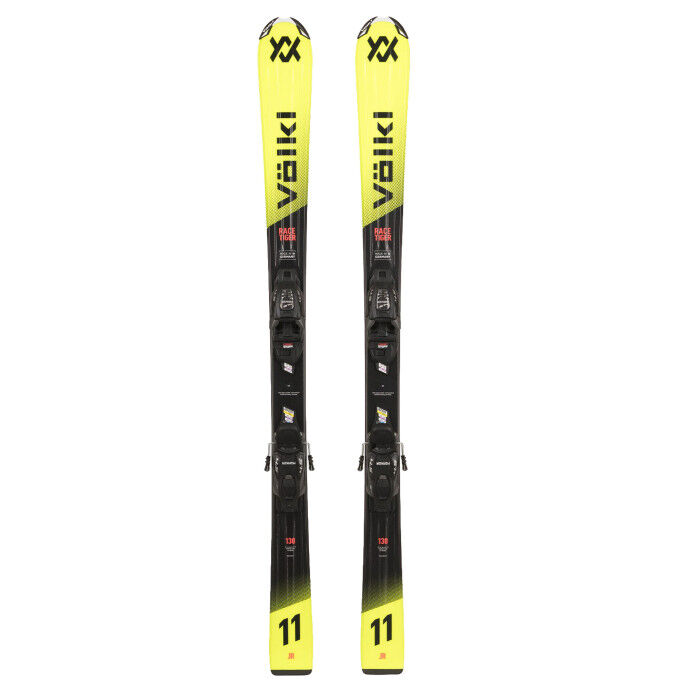 Set di sci Volkl RACETIGER JR YELLOW + 7.0 VMOT Junior
