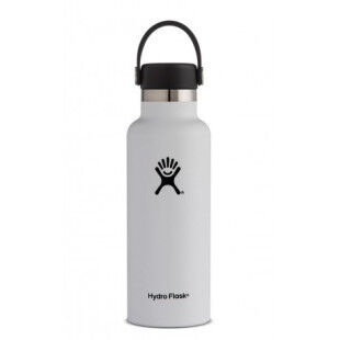 Hydro Flask 18 oz Standard Mouth w/Standard Flex Cap White