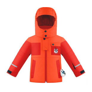 White pepper BB SKI JACKET clementine orange/scarlet red