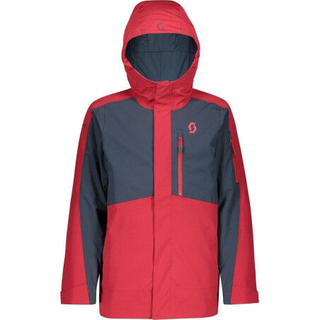 Veste Scott VERTIC wine red/ blue night