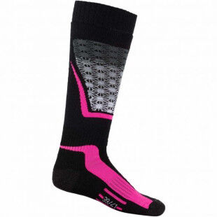 Rossignol ski socks W WOOL &amp; SILK fluo pink