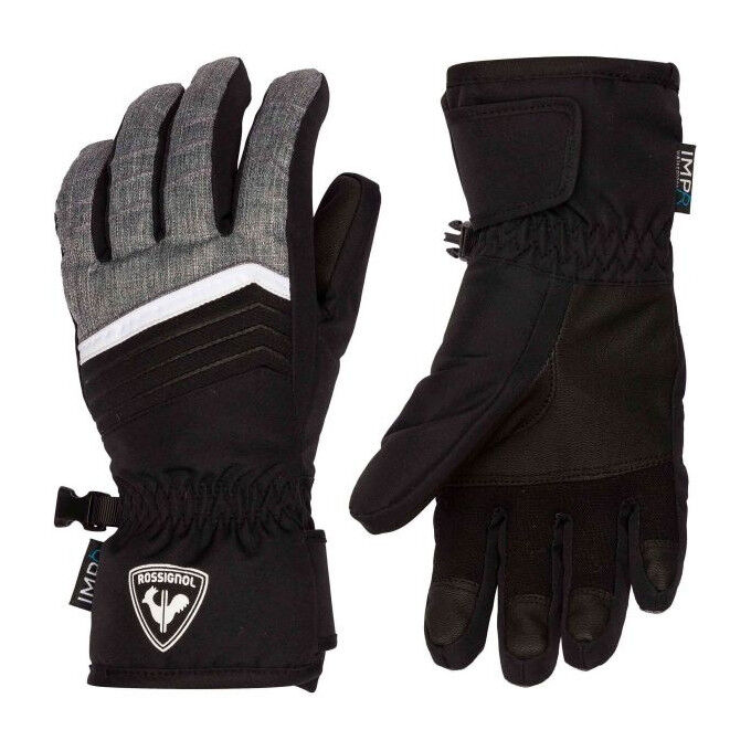 Ski gloves Rossignol JR TECH IMPR G heather grey Ski gloves Rossignol JR TECH IMPR G heather grey