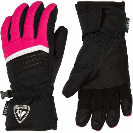 Ski gloves Rossignol JR TECH IMPR G Pink fushia