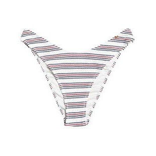Superdry EDIT STRIPE BIKINI BOTTOM traje de baño blanco