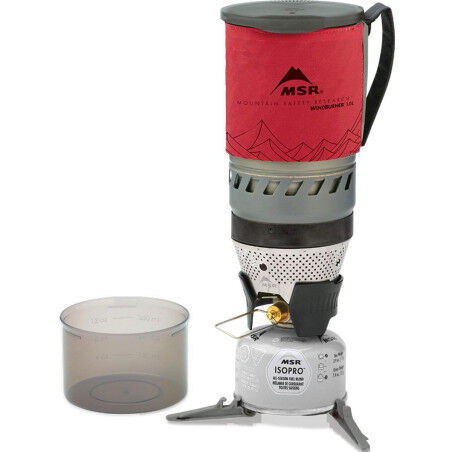 Pack réchaud MSR WINDBURNER 1.0L PERSONAL STOVE SYSTEM RED 2020
