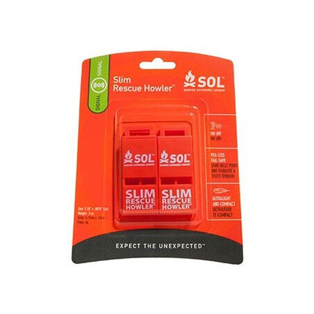 Silbato de emergencia 100 DB SOL SLIM RESCUE HOWLER