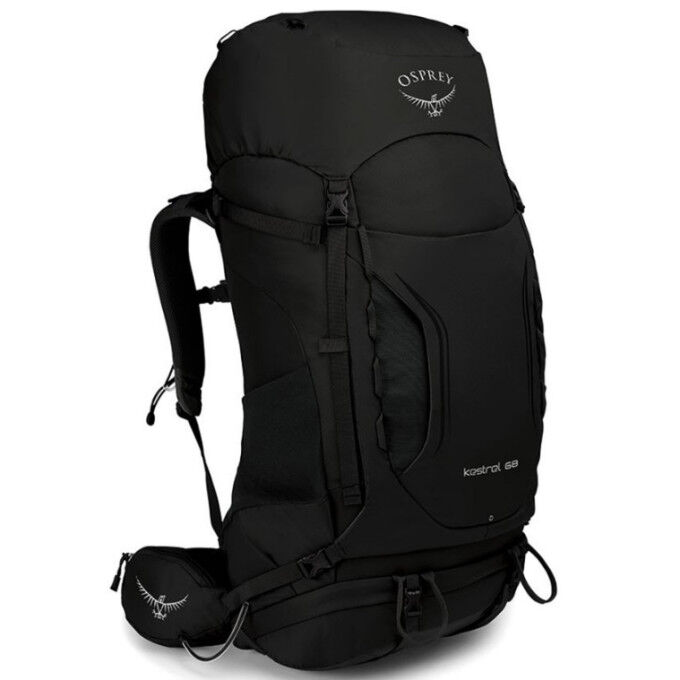 Osprey KESTREL 68 Black M/L Backpack Osprey KESTREL 68 Black M/L Backpack