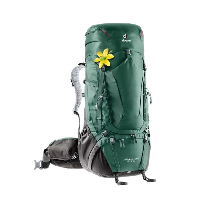 Backpack Deuter AIRCONTACT PRO 55 + 15 SL seagreen-coffee Backpack Deuter AIRCONTACT PRO 55 + 15 SL seagreen-coffee