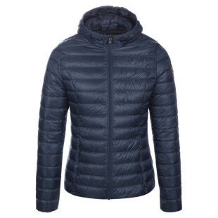 Doudoune Jott CLOE ML CAPUCHE BASIQUE Bleu jeans