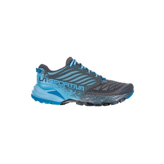Trail shoes La Sportiva AKASHA W Carbon/Pacific blue Trail shoes La Sportiva AKASHA W Carbon/Pacific blue