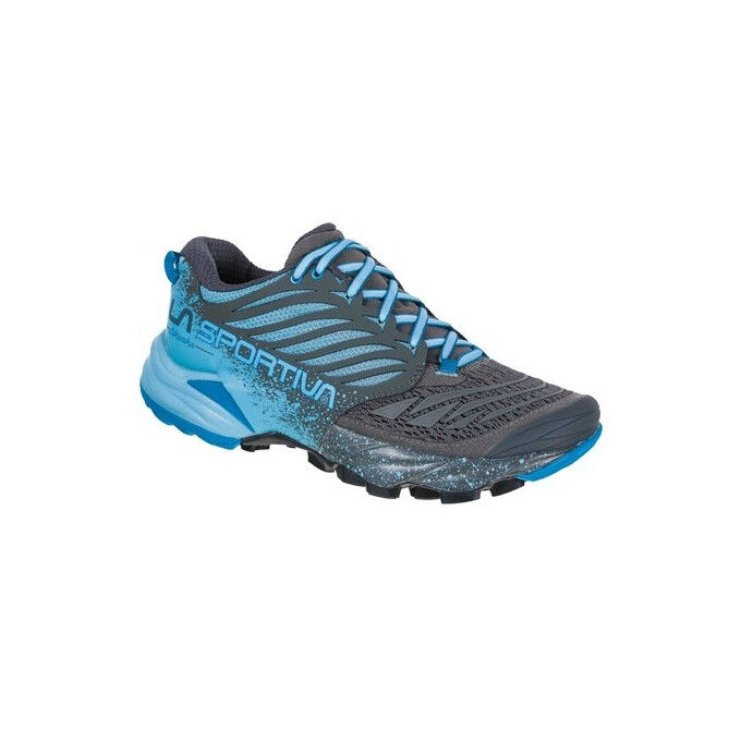 Trail shoes La Sportiva AKASHA W Carbon/Pacific blue Trail shoes La Sportiva AKASHA W Carbon/Pacific blue