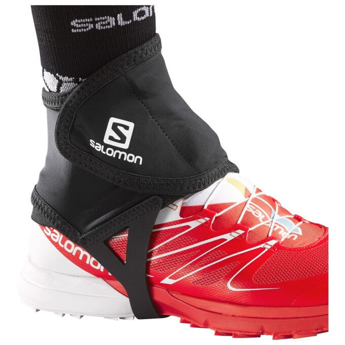 Salomon Low Black trail gaiters Salomon Low Black trail gaiters