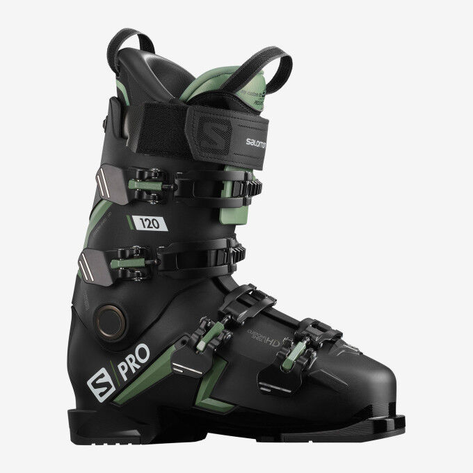 Salomon S/PRO 120 Black / Oil Green ski boots Salomon S/PRO 120 Black / Oil Green ski boots