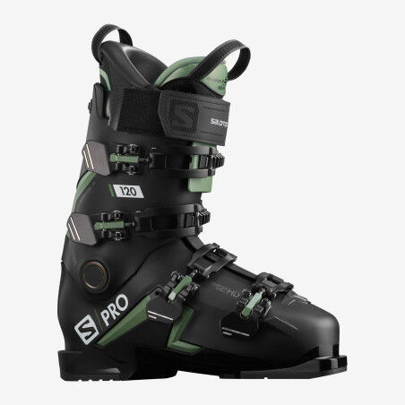 Chaussures de ski Salomon S/PRO 120 Black / Oil Green