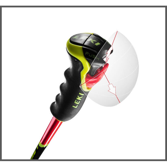Bâtons de ski Leki WCR GS 3D Bâtons de ski Leki WCR GS 3D
