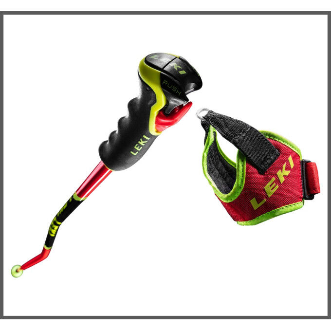 Bâtons de ski Leki WCR GS 3D Bâtons de ski Leki WCR GS 3D