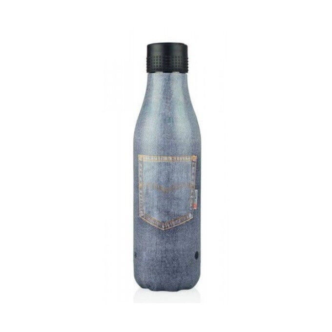 Les Artistes BOTTLE UP 500ML Insulated Bottle Pocket Jean Grey