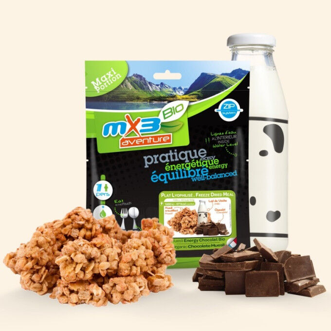 Freeze-dried meal MX3 MUESLI ENERGY CACAO ORGANIC Freeze-dried meal MX3 MUESLI ENERGY CACAO ORGANIC