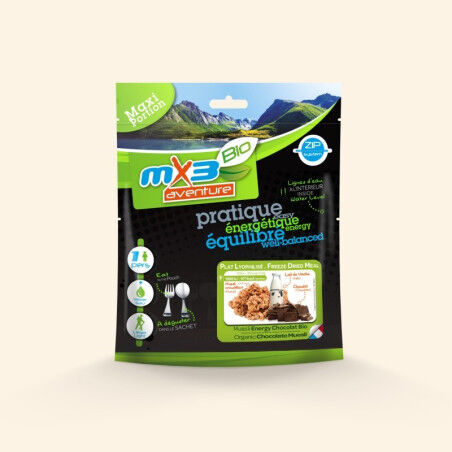Freeze-dried meal MX3 MUESLI ENERGY CACAO ORGANIC