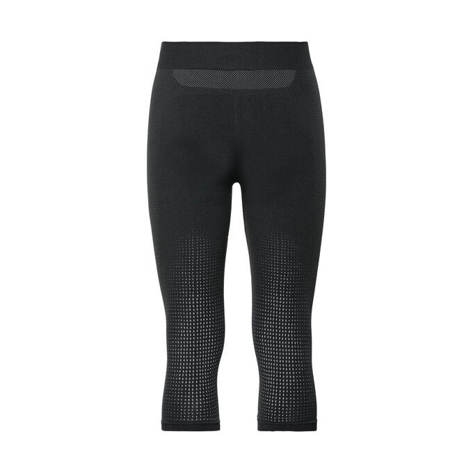 Odlo PERFORMANCE WARM Bibtights Black/Concrete Grey
