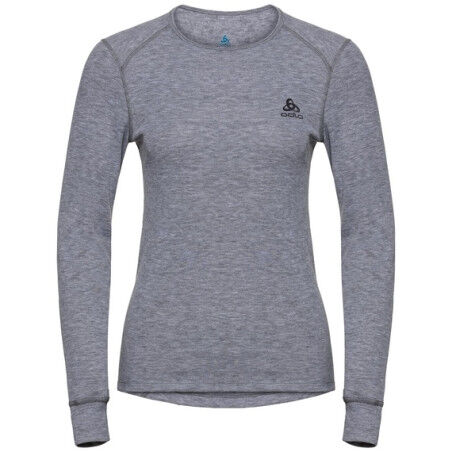 Camiseta técnica Odlo ML ACTIVE WARM Gris Melange