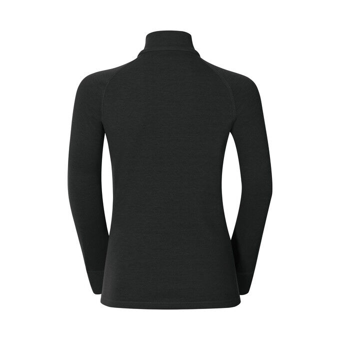 Haut technique ½ zip à col montant Odlo ACTIVE WARM Black