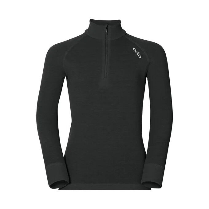 Technical top ½ zip with high collar Odlo ACTIVE WARM Black Technical top ½ zip with high collar Odlo ACTIVE WARM Black