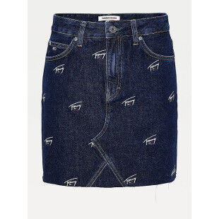 Minijupe Tommy SHORT DENIM SKIRT Dark Blue