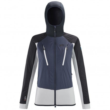 Millet TRILOGY HYBRID ALPHA HOODIE W Dawn/Saphir fleece