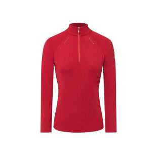 MARY Electric Red Downhill Pullover