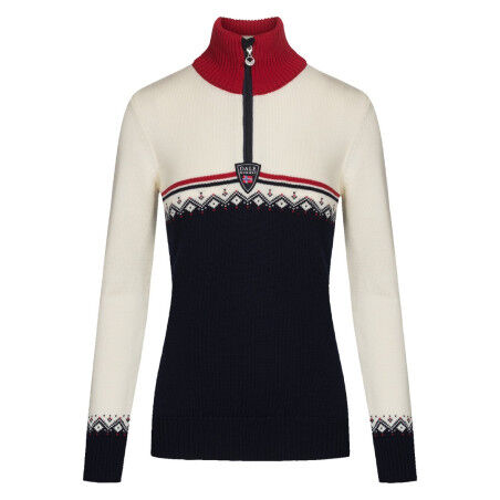 Sweat Dale of Norway LAHTI Navy Raspberry Offwhite