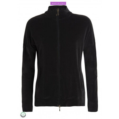 Deha CHENILLE Sudadera con cremallera negra