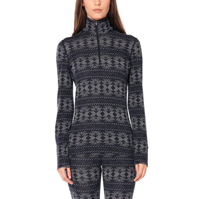 Pull 1/2 zip Icebreaker VERTEX CRYSTALLINE Midnight Navy