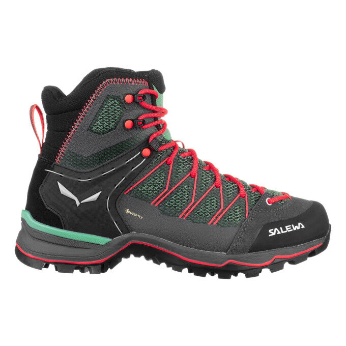Salewa WS MTN TRAINER LITE MID Feld Green/Fluo Coral Shoes Salewa WS MTN TRAINER LITE MID Feld Green/Fluo Coral Shoes
