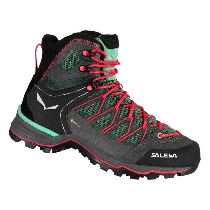 Salewa WS MTN TRAINER LITE MID Feld Green/Fluo Coral Shoes Salewa WS MTN TRAINER LITE MID Feld Green/Fluo Coral Shoes