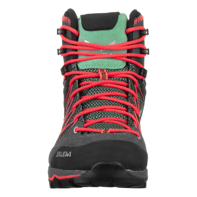 Salewa WS MTN TRAINER LITE MID Feld Green/Fluo Coral Shoes Salewa WS MTN TRAINER LITE MID Feld Green/Fluo Coral Shoes